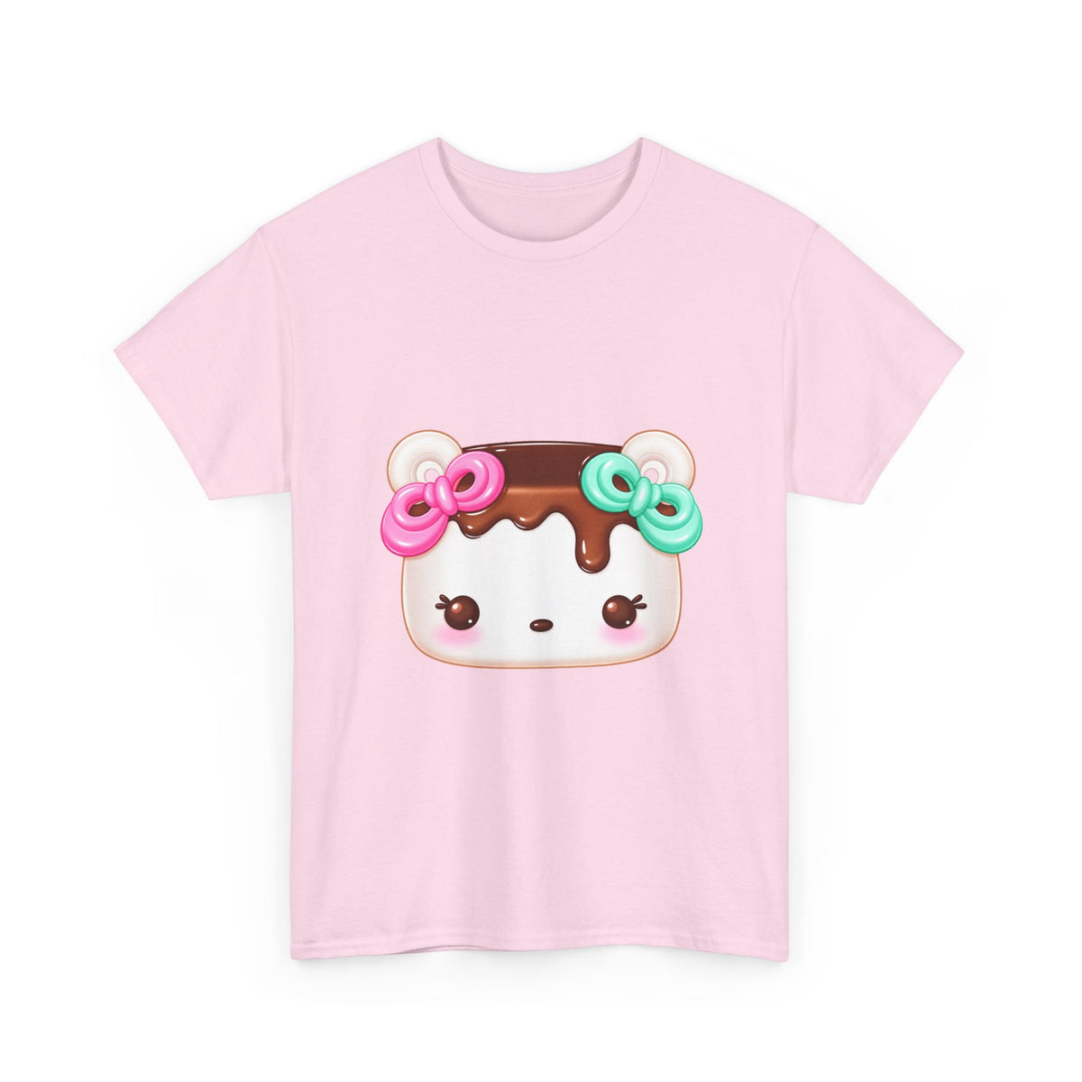 chocolate drizzled dessert tee - 100% cotton