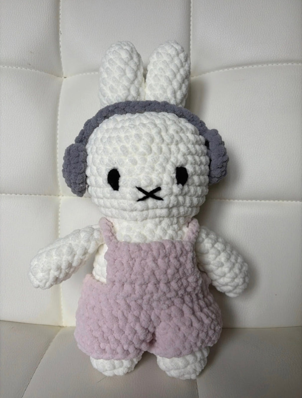 handmade bunny plushie + mystery handmade freebie