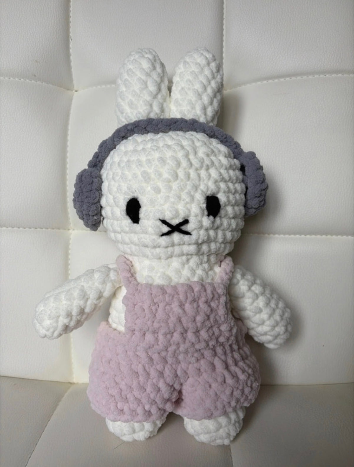 handmade bunny plushie + mystery handmade freebie