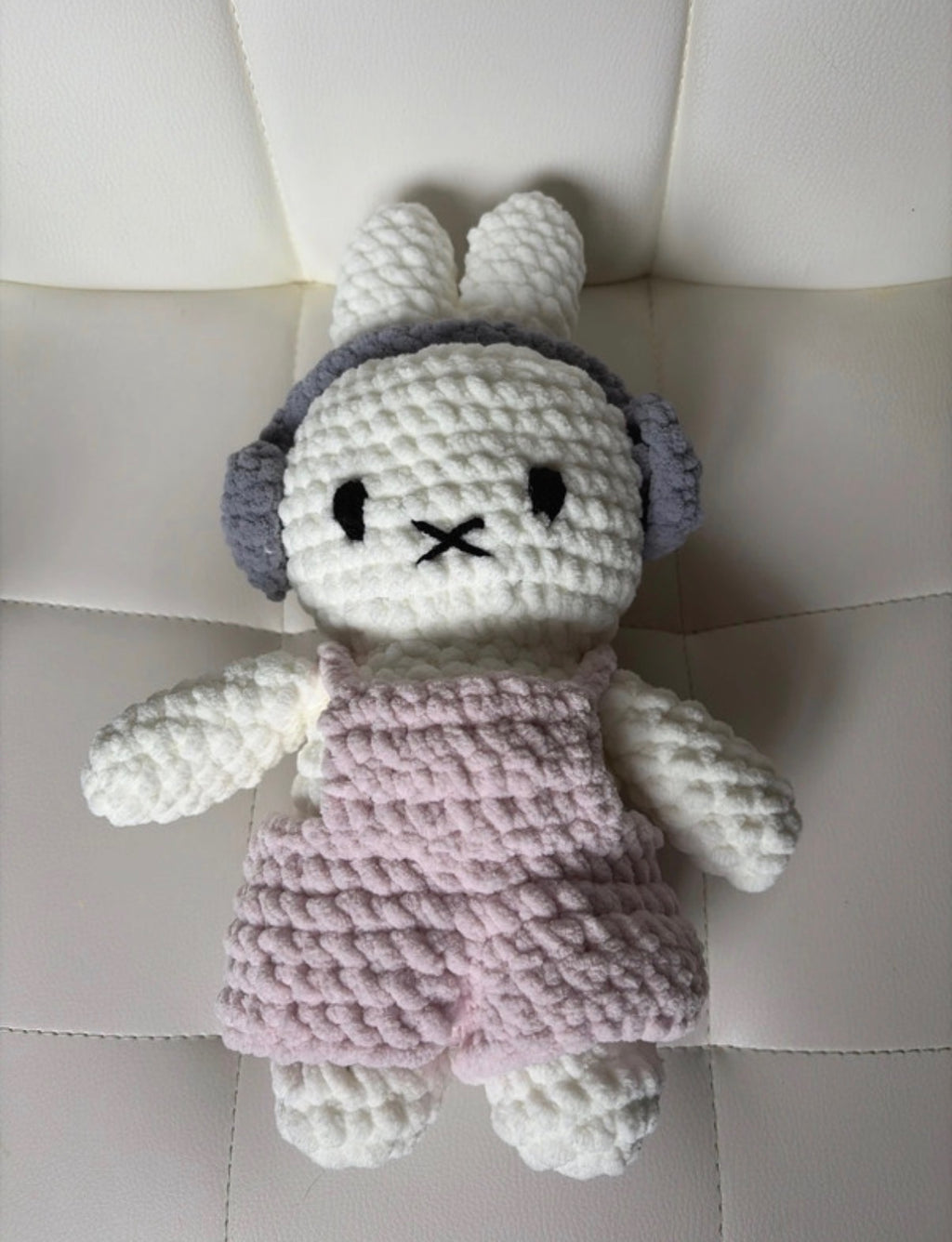 handmade bunny plushie + mystery handmade freebie