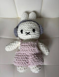 handmade bunny plushie + mystery handmade freebie